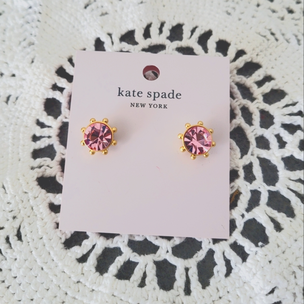 Kate Spade blush stud earrings